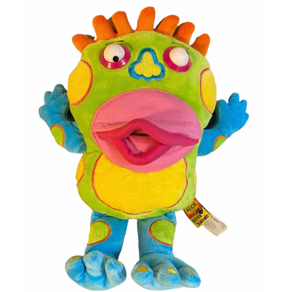Alex Little Hands Plush Vibrant Colors Monster Learning Toy Dexterity
